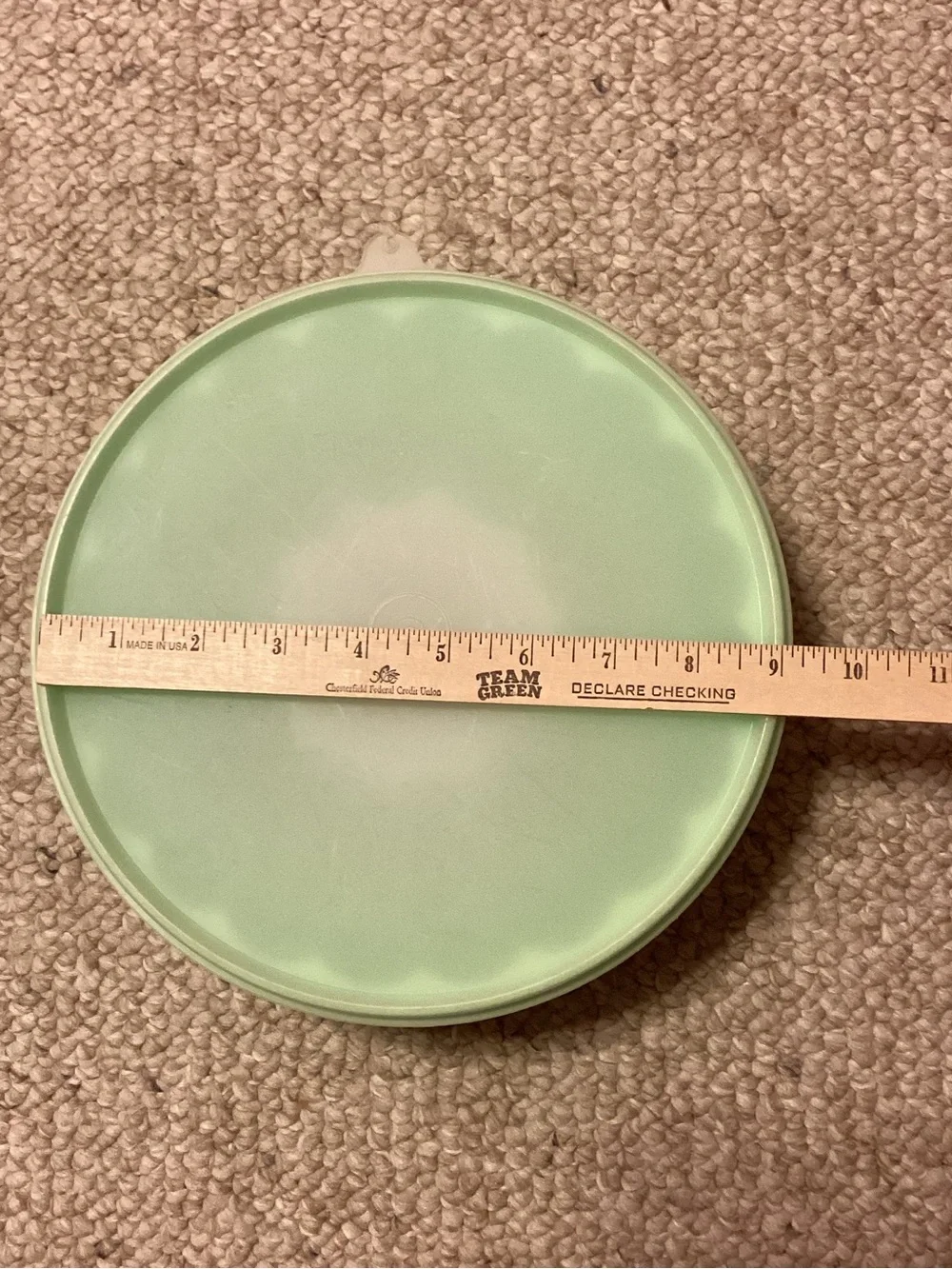 🌟3/$20🌟Vintage Tupperware Jello or Ice Ring Mold Green 3-Piece